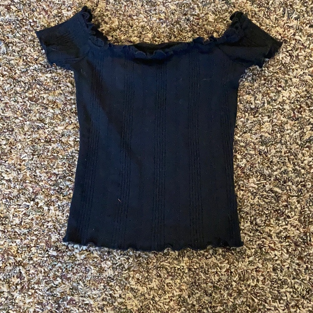 Black Aeropostale fitted shirt